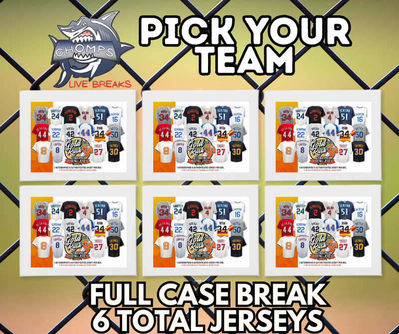 KANSAS CITY ROYALS 2026 Gold Rush Series 2 MLB Full Case Jersey Break #6