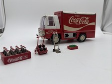 Buddy L Coca Cola Delivery Truck Vintage Pressed Steel Collectible Toy W/Bottles