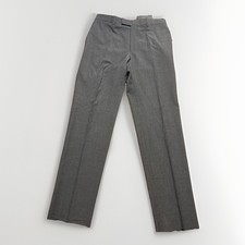 NWT Hugo Boss Men  s Gray Wool Flat Front Suit Pants Trousers 36R