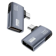 AreMe OTG Cable Adapter for Fire TV Stick 4K, 90 Degree Left and Right 2 Pack