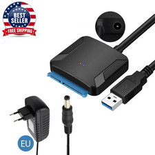 SATA to USB3.0 Adapter Cable for 3.5/2.5 Inch SSD HDD SATA III Hard Drive Disk C