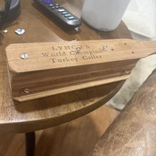 Lynch's World Champion Turkey Call Model 102 Vintage, Liberty, Miss. 3-HOLE EUC