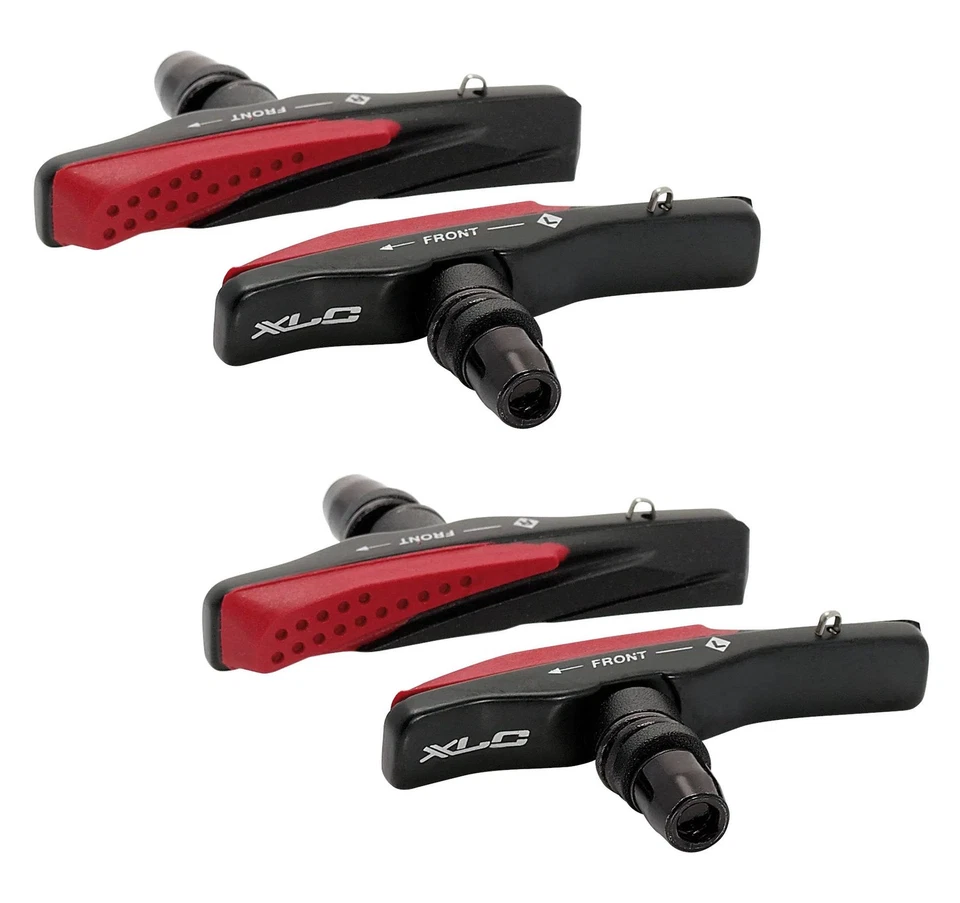 XLC BS-V03 V-Brake Cartridge Bremsschuhe 72mm 4er Set Zweikomponenten