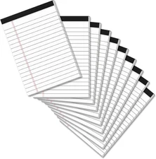 8 Pack Legal Pads 4X6 Inch 30 Sheets Mini Lined Paper Pads for Office Supplies T