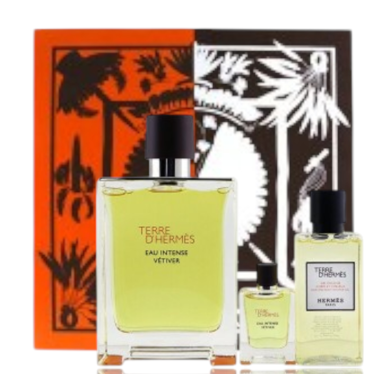 Terre d'Hermes Eau Intense Vetiver 3Pc Set Eau de parfum 3.3 &.17+