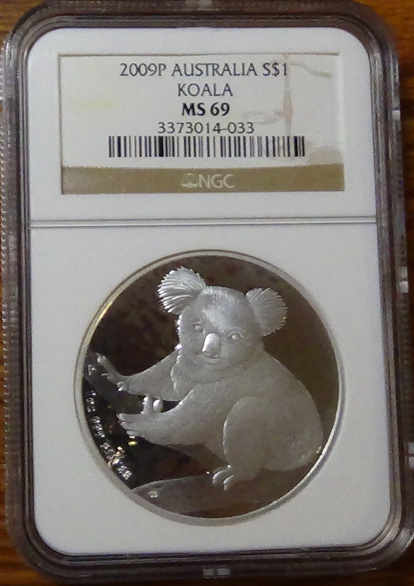Australian Koala MS 69 Graded 1 oz Precious Metal Content per Unit Australian Koala MS 69 Graded 1 oz Precious Metal Content per Unit