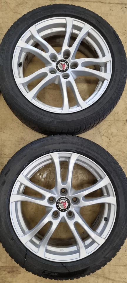 4x Winterkompletträder Platin Alufelgen 7,5Jx17H2 LK 114,3 B8 ET42 KBA48605 - Bild 3 von 4