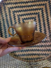 Duralex Coffee cup And Saucer, Set Of 2, Made In FrNce