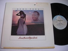 Gene Page Love Starts After Dark 1980 LP VG++ 