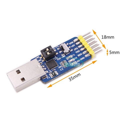 USB CP2102 to TTL RS232 USB TTL to RS485 Mutual Convert 3 in 1 Convert