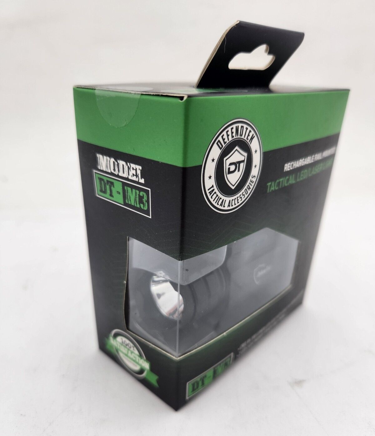 NEW DT-M3 DefendTek Tactical Flashlight - Rail-Mounted Flashlight ...