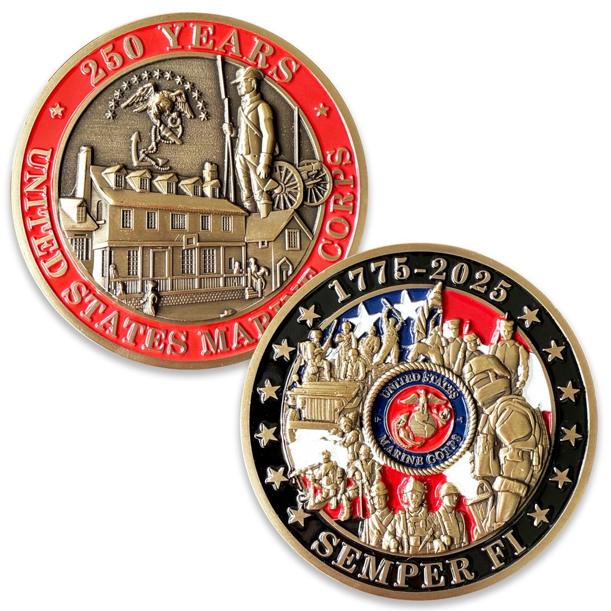 U.S. Marine Corps 250th Anniversary Challenge Coin | eBay