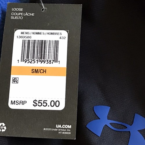 Chaqueta suéter Under Armour 1369586 de lana 1/2 cremallera ajuste suelto para hombre talla S nueva con etiquetas - Imagen 8 de 8