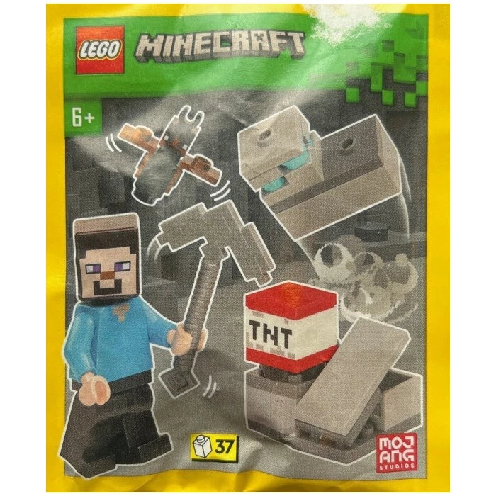 LEGO Minecraft Steve con Murciélago y TNT Bolsa de Papel 662411 (SELLADO)