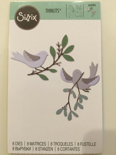 Sizzix® Christmas Wishes Stamp and Dies Bundle 722178 New - Picture 6 of 12