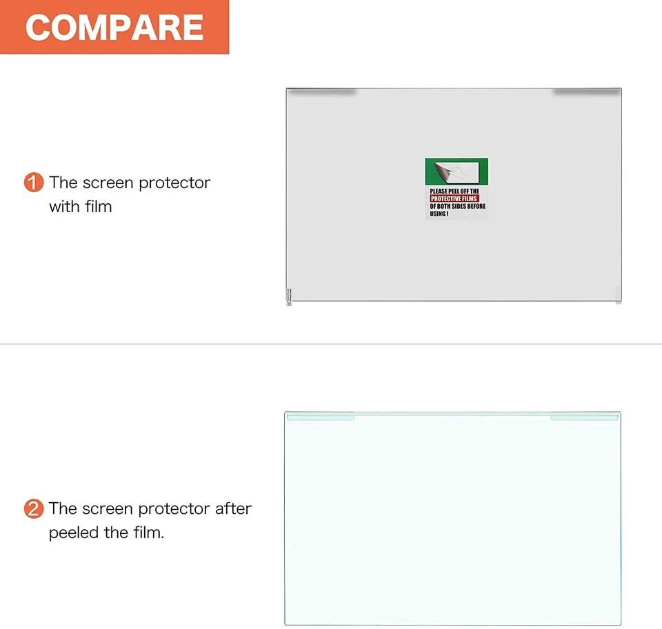 20 22 23 24 25 27 inch Monitor Blue Light Blocking Screen Protector PC Panel  - Image 2 of 4