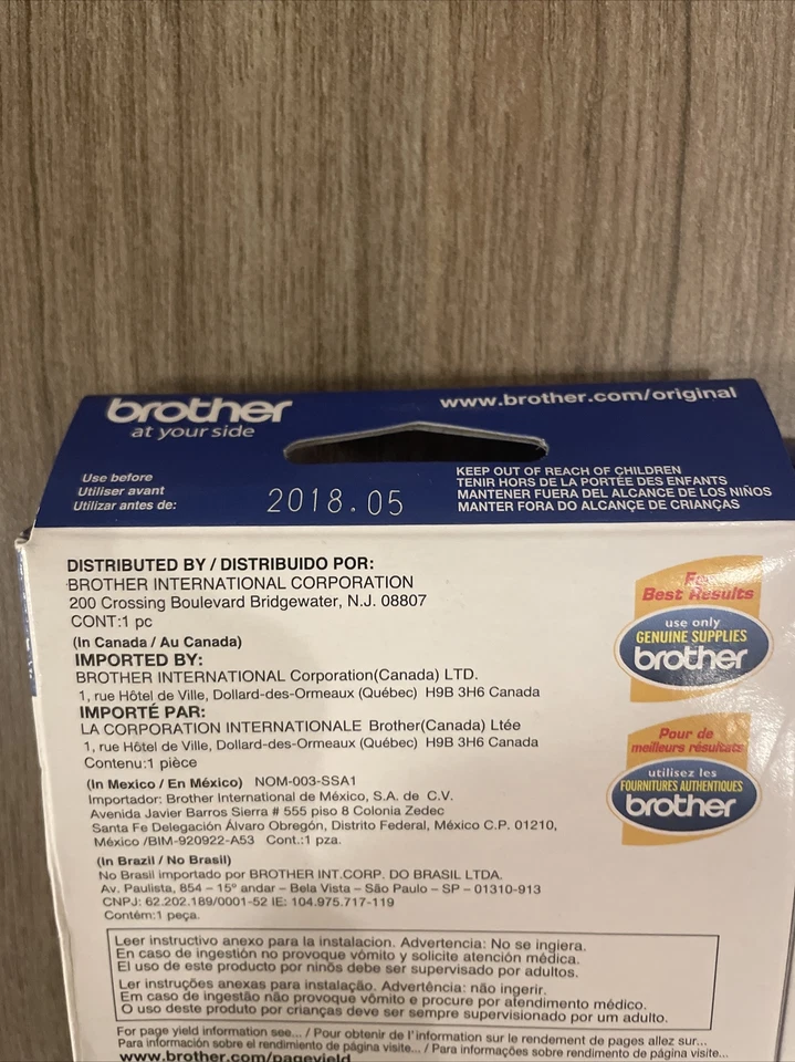 Brother LC71 Ink Cartridges Cyan & Magenta Ink Genuine Exp 2018 LC71C LC71M - Image 4 of 4