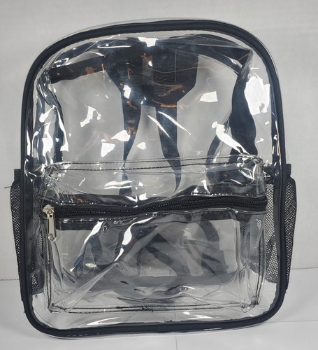 Clear Backpack Heavy Duty Medium Capacity PVC Backpack for school