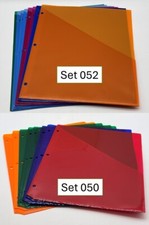 Binder Organizer Poly Jacket 3 Hole 8/PK Assort Colors - Your choice @ drop down