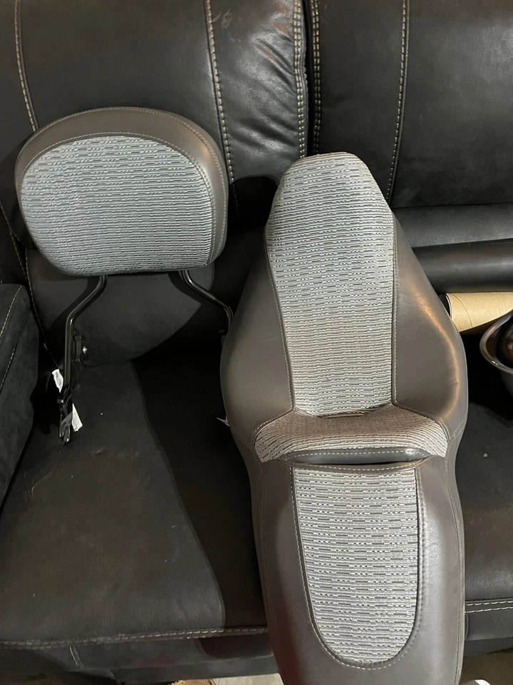 Motorcycle Parts Custom Seat And Back Rest - Image 4 of 4