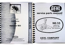 Catálogo manual de piezas de molino de martillos Gehl 55