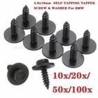 8mm HEX HEAD 4.8x 19mm SELF TAPPING TAPPER SCREW & WASHER For BMW 10/20/50/100x