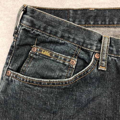 Lee Premium Select Regular Fit Straight Leg Mens 40x30 Blue Jeans Actual 38x30 - Picture 7 of 17