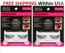 2 PACKS Ardell Magnetic Liner & Lash, WISPIES Full Volume Easy to Apply NEW