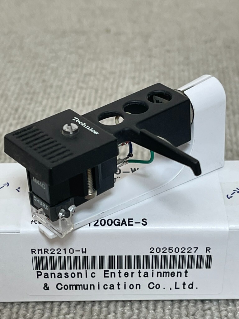 SHURE M44G + Technics HeadShell SHURE M44G Cartridge with Technics Headshell DJ Turntable
