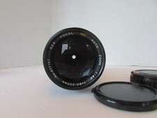 Focal MC Auto Zoom 1:40 Lens f 80-200mm No.877157