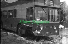 BLUE LINE RELIANCE SOUTH YORKSHIRE DAIMLER FLEETLINE BUS HWW763J 35mm NEG-COPYRI