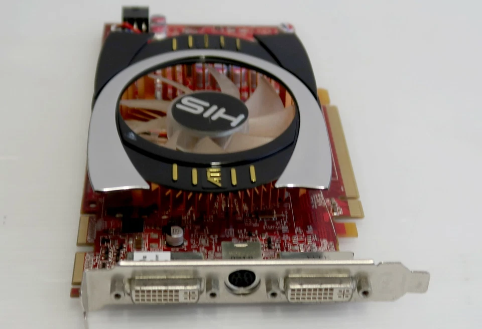 ATI Radeon HD 4770 512MB GDDR5, 128 BIT, 2 X DVI, TV, HIS B11360, WORKING - Image 2 of 4