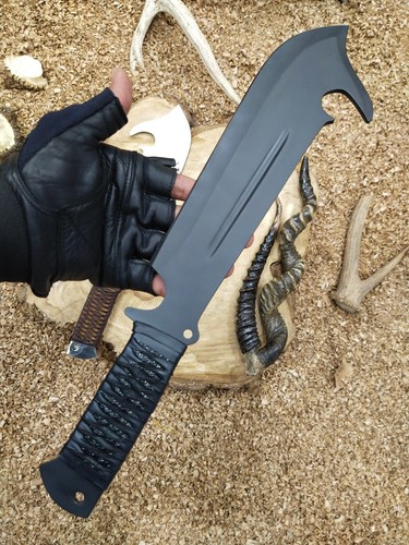 Custom Handmade 16" Pair Of Machetes, 12C27 Steel, Hunting knife, Camping Knife. - Picture 7 of 10