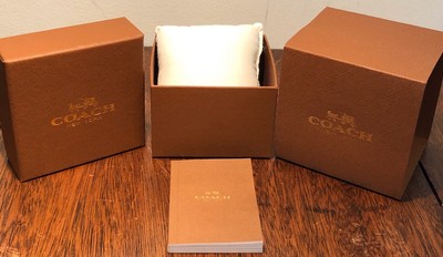 original coach watch box