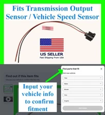 fits Ford Mazda LR Transmission Output Sensor Vehicle Speed Connector Plug VSS