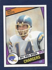 HI GRADE CENTERED RAZOR SHARP MINT 1984 TOPPS #179 DAN FOUTS HOF .99 SHIP M655