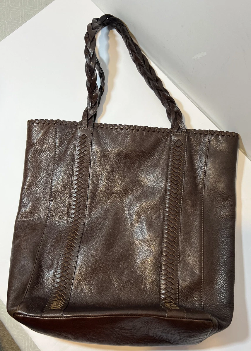Braided leather tote bag massimo dutti sale