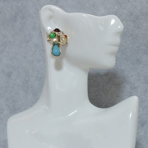 Pendientes geométricos medievales pendientes de nicho pendientes retro de lujo de alta gama - Imagen 2 de 7
