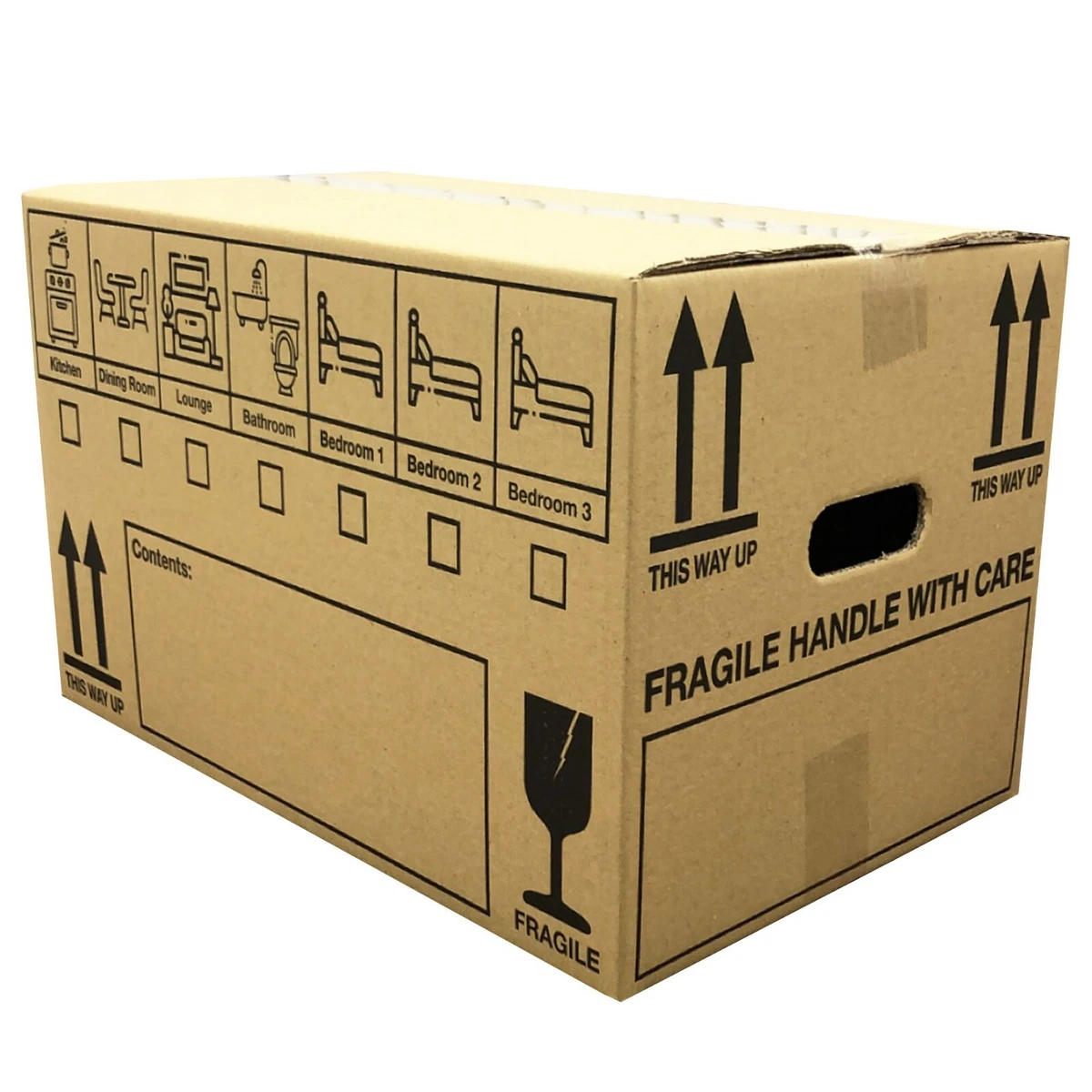 Cheap cardboard boxes best sale for moving house