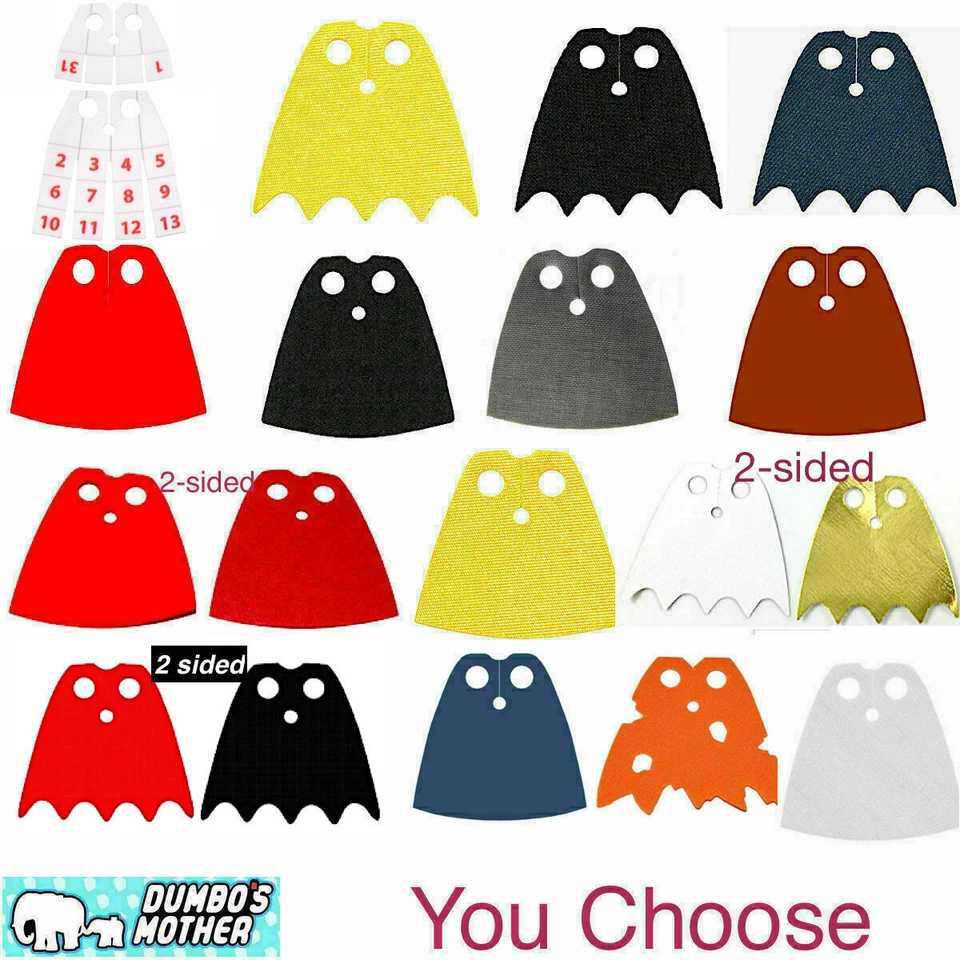 Genuine Lego Cape Minifigure Capes Cloth Fabric Star Wars U Pick More Avail NEW! - Image 1 of 1