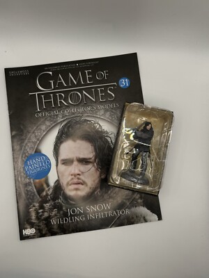 Eaglemoss Game Of Thrones Figur Jon Snow 31 Originalverpackt & mit Magazin