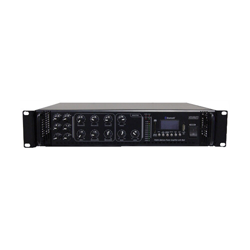 AMPLIFICATORE PER EVENTI PRIVATI CON 6 CASSE INCLUSE, BLUETOOTH 70V 100V 180W - Foto 3 di 5