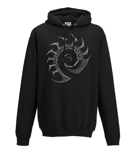 Zerg Logo - Star Craft - Videogame - Konton Zen Designs - Adult's Unisex Hoodie - Picture 4 of 24