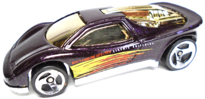 1990 HOT WHEELS SPEED BLASTER EXTREME ENTRY CERAMIC SHIELDING PURPLE 2 3/4'' CAR