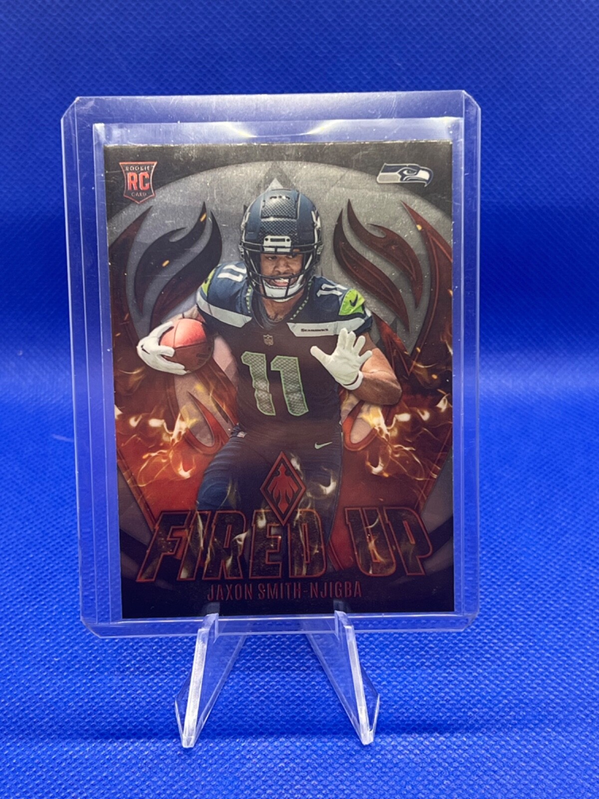 2023 Panini Phoenix JAXON SMITH-NJIGBA Fired Up Rookie RC SEATTLE SEAHAWKS