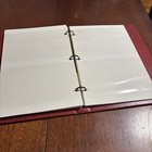 Vintage CR Gibson Red Gold Floral Flip Photo Album 10 K74 Pages For 40 4x6 Pics — photo 6