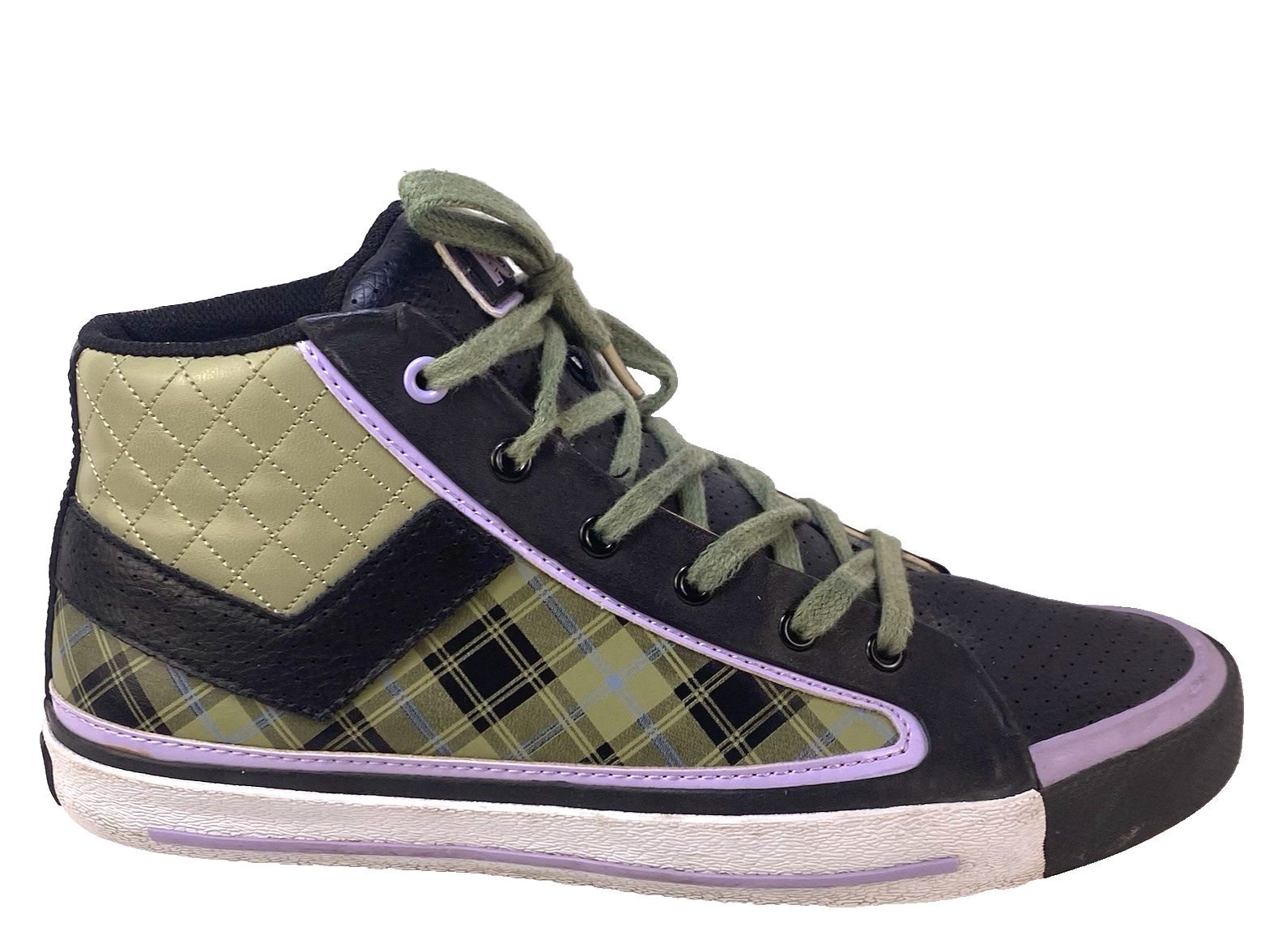 Sneakers Pony donna taglia 9 5 Feed The Cat Mid pelle plaid WL017BC