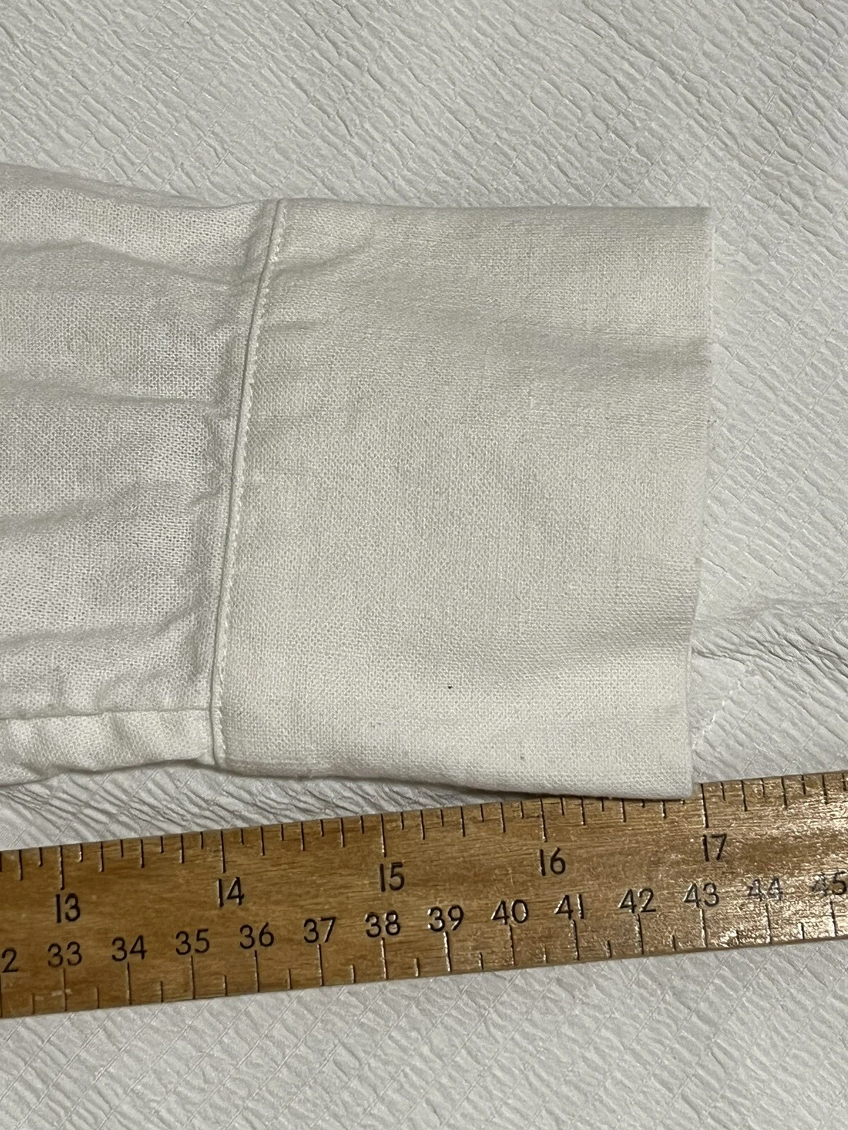 OFF WHITE Abito antico blu navy misto lino taglia small bianco spiaggia casual estivo