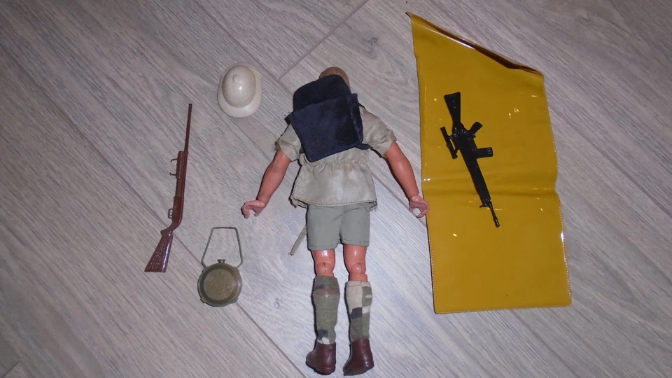 Big Jim Mattel Jeff tenue safari spy no action joe man vintage pack - Photo 2/3