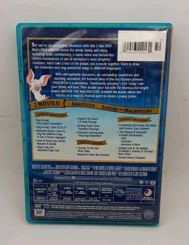 Anastasia (DVD,1997) Don Bluth PRE-OWNED VERY GOOD - Picture 2 of 2